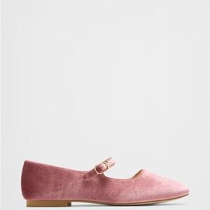 J. Crew Factory Pink Velvet Women's Flats